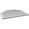 Ekena Millwork Octagonal Top Surface Mount PVC Gable Vent w/ 2"W x 1-1/2"P Brickmould Frame, 42"W x 34"H GVPOT42X3402SN - alternate 2